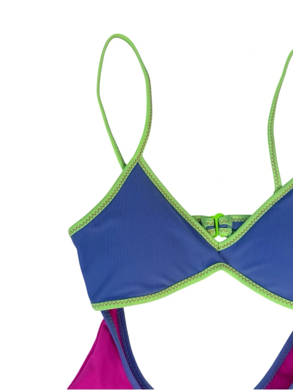 One One NWT Size Medium Colorblock One Piece Bathing Suit Beach Vacation